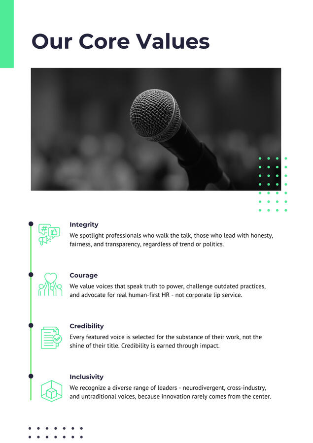 Our Core Values